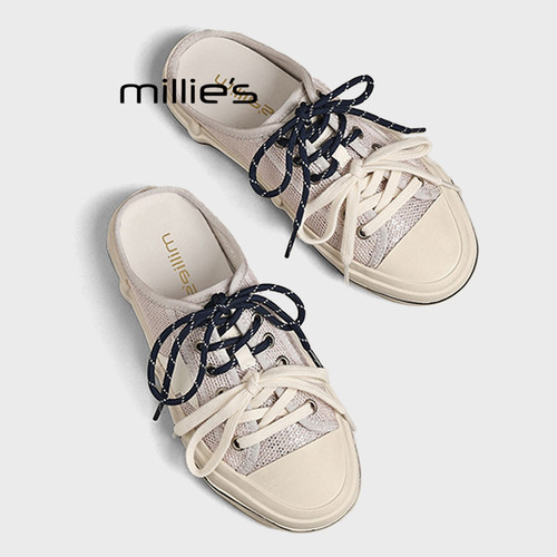 MILLIE'S/妙丽百搭休闲包头拖鞋