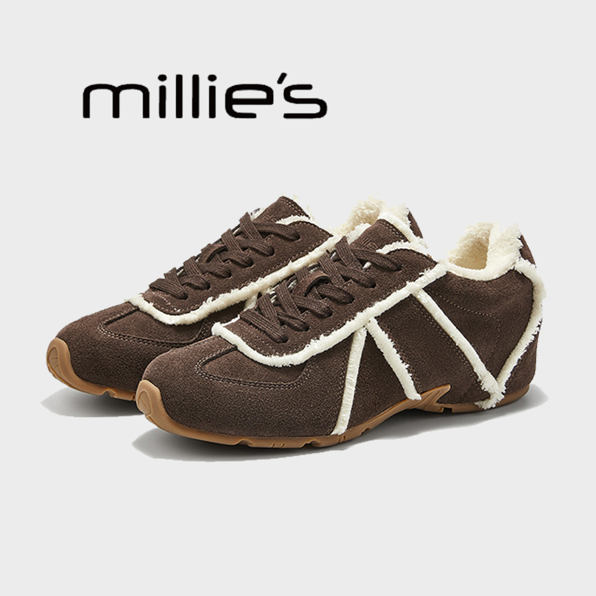 加绒保暖德训女鞋MILLIE'S/妙丽