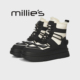 妙丽冬季 新款 MILLIE 厚底雪地靴女高帮户外短靴羊毛加绒大棉鞋