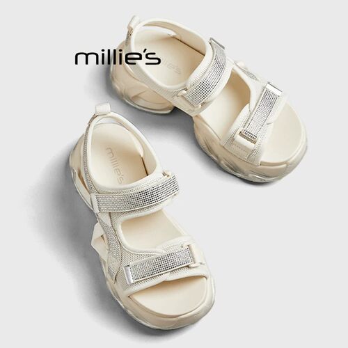 MILLIE'S/妙丽气质厚底凉拖鞋