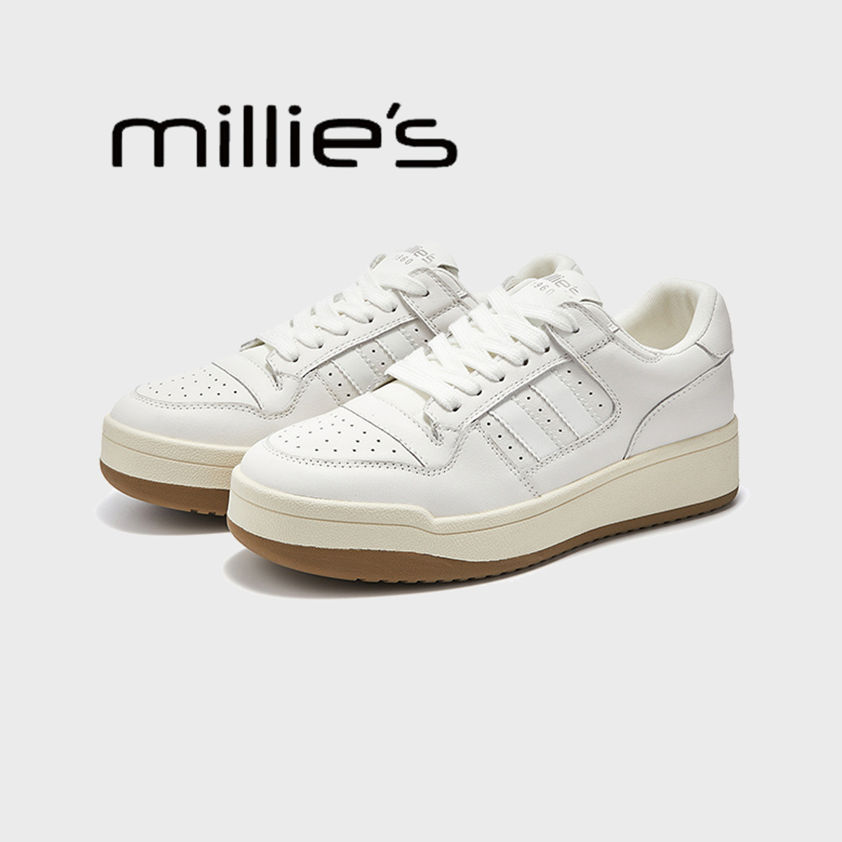 MILLIE'S/妙丽运动增高板鞋春秋