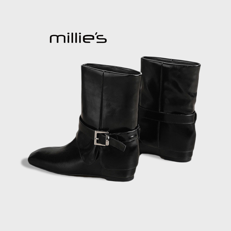 MILLIE'S/妙丽法式短筒裤管靴