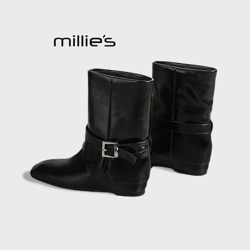 MILLIE'S/妙丽法式短筒裤管靴