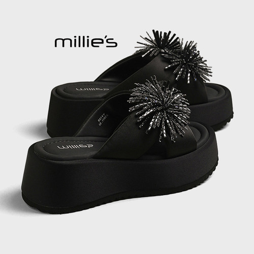 MILLIE'S/妙丽时尚百搭凉拖鞋