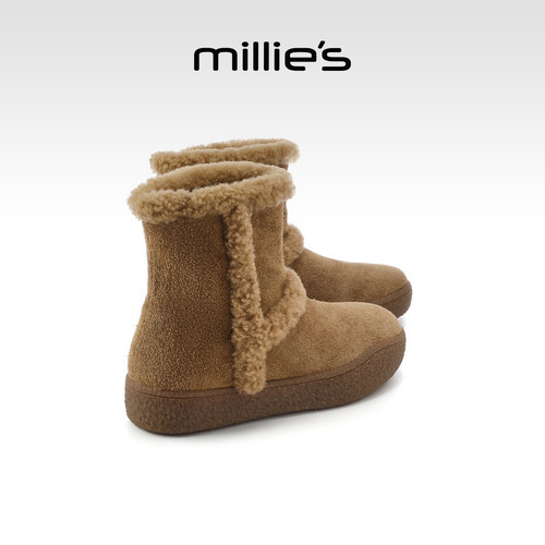 MILLIE'S/妙丽保暖超火短筒棉靴