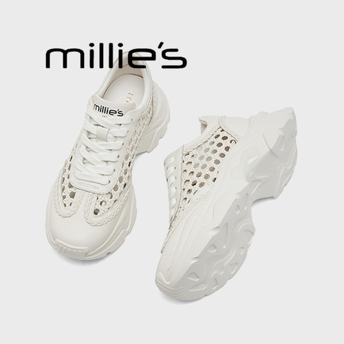 millies妙丽旅游鞋女春