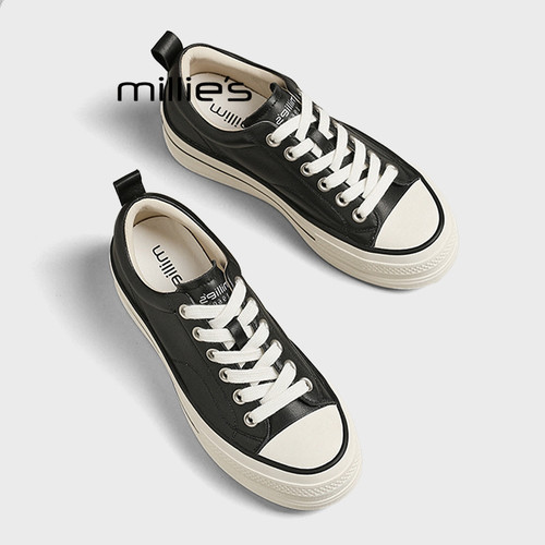 MILLIE'S/妙丽休闲透气运动板鞋