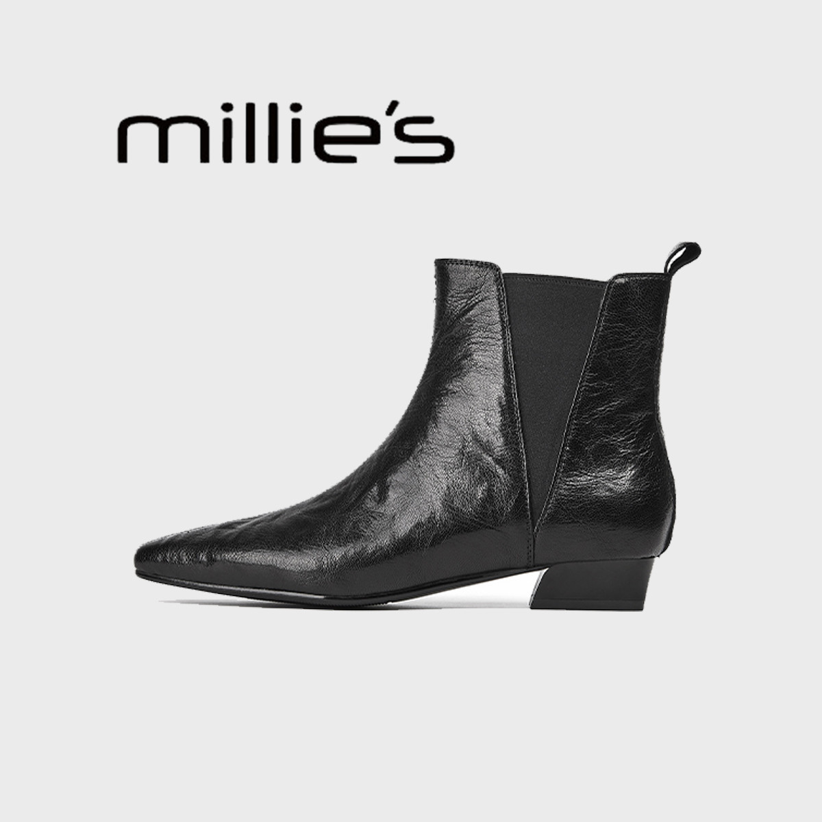 加绒切尔西靴MILLIE'S/妙丽