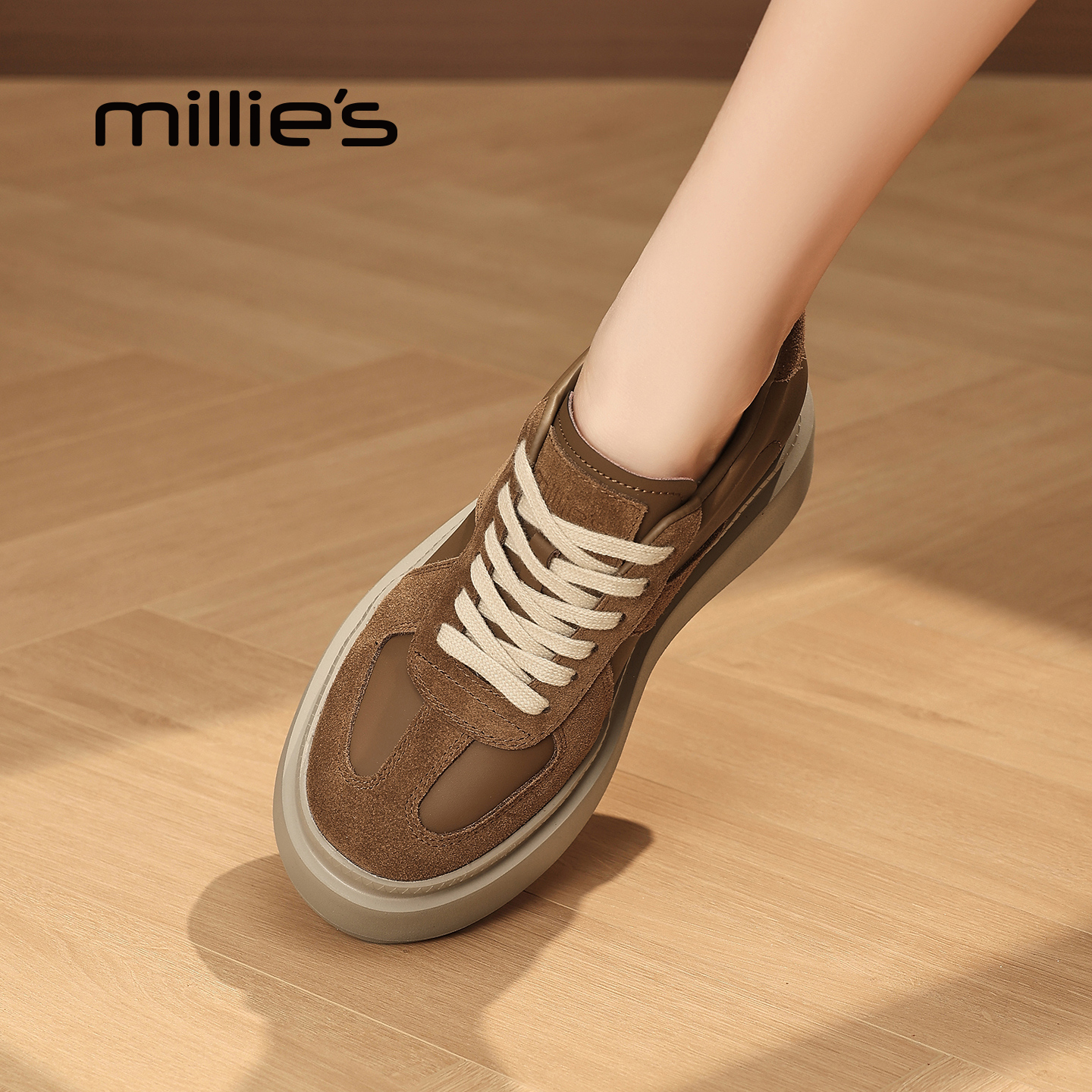 MILLIE'S/妙丽松糕休闲运动板鞋