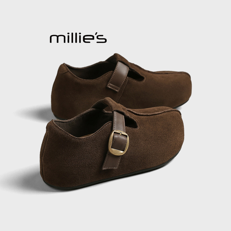 MILLIE'S/妙丽一脚蹬勃肯鞋