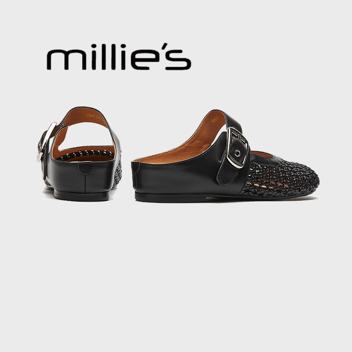 MILLIE'S/妙丽包头半拖鞋女外穿