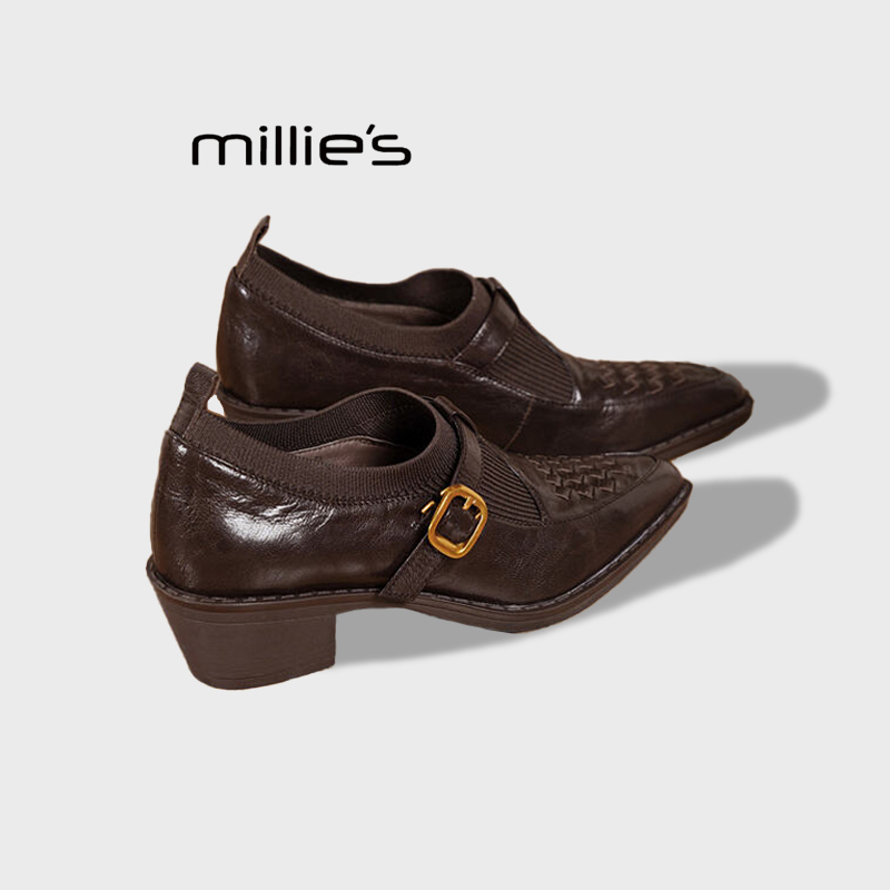 MILLIE'S/妙丽法式气质单鞋