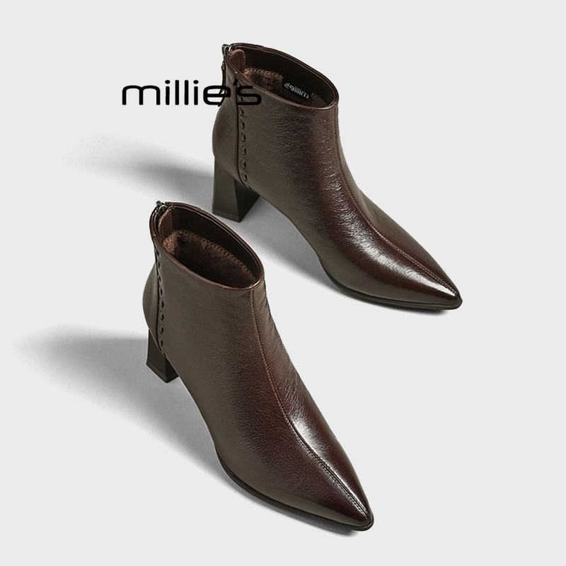 MILLIE'S/妙丽增高保暖时装靴