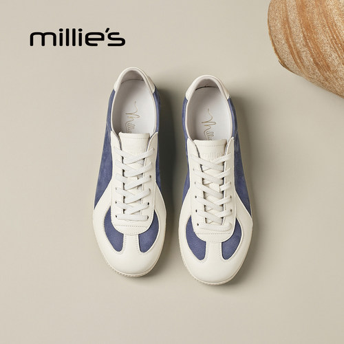 MILLIE'S/妙丽通勤复古阿甘鞋