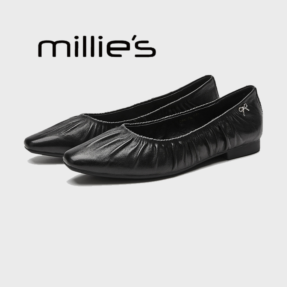 MILLIE'S/妙丽一脚蹬平底女鞋