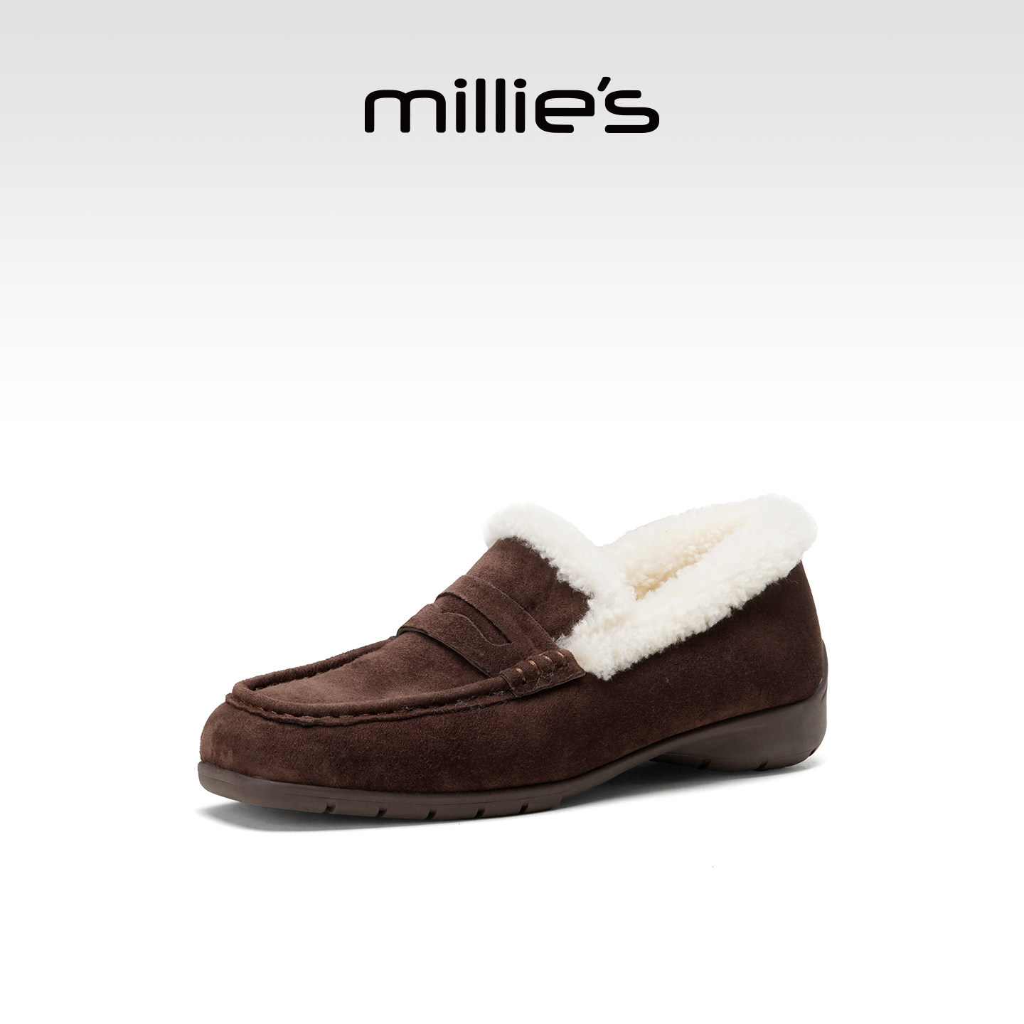 MILLIE'S/妙丽外穿毛绒勃肯鞋