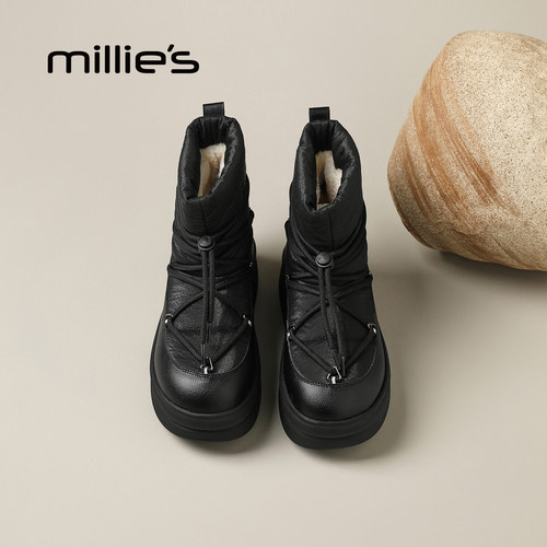 MILLIE'S/妙丽厚底保暖雪地靴