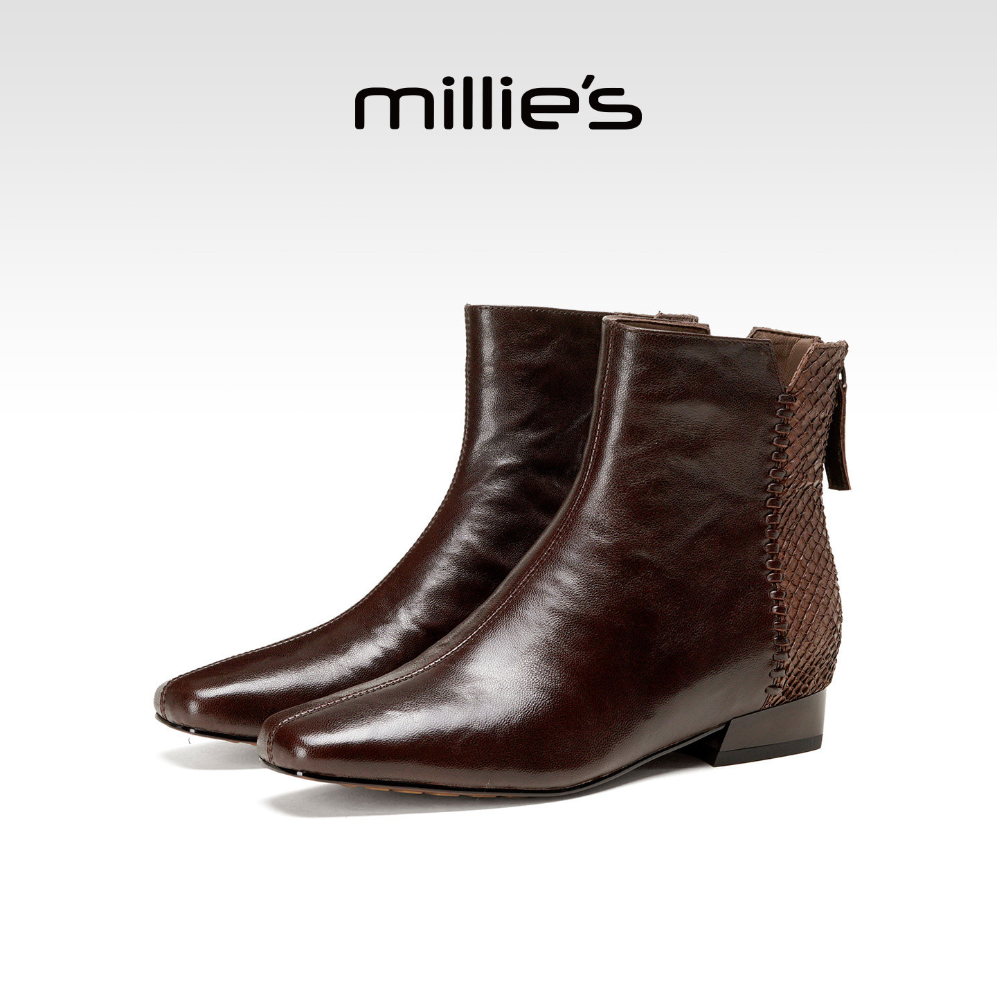 MILLIE'S/妙丽经典复古切尔西靴