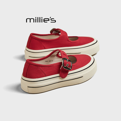 MILLIE'S/妙丽轻便运动帆布鞋