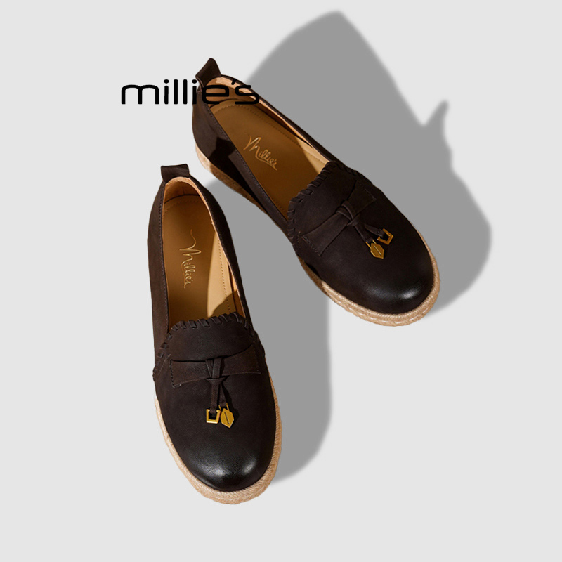 MILLIE'S/妙丽巨好穿复古渔夫鞋