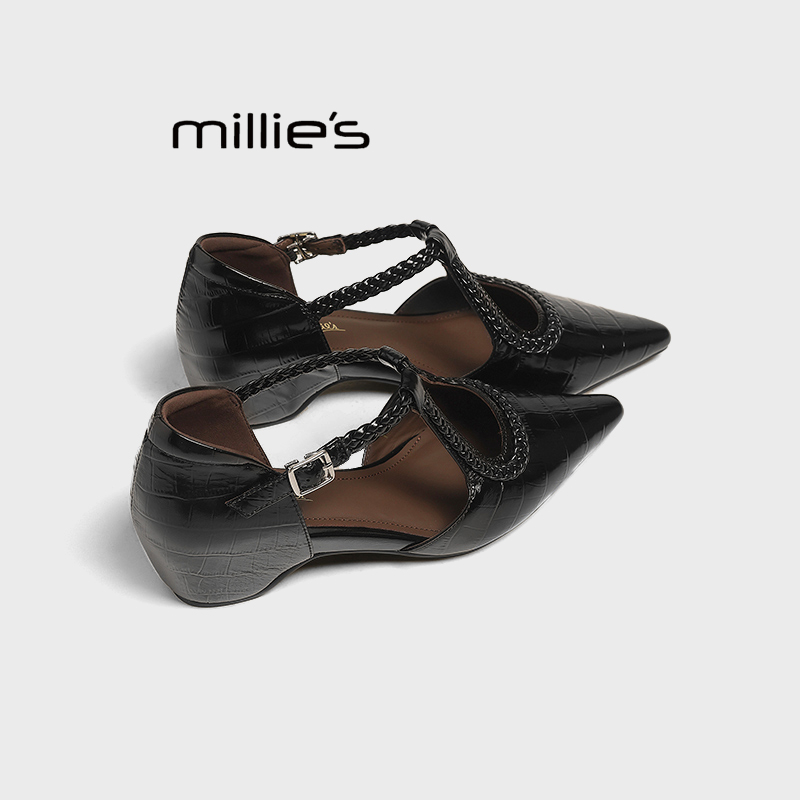 MILLIE'S/妙丽法式包头凉鞋