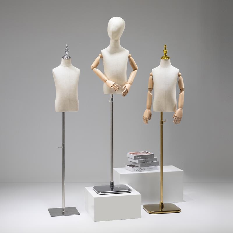 儿童模特道具人形半身模特男女中小童衣服儿童服装模特展示架全身