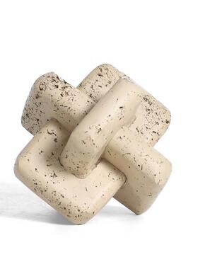 现代极简石纹锁扣环扣魔方摆件样板房家居客厅书房桌面书镇饰品