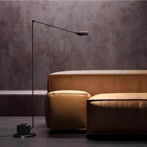 意大利Lumina落地灯设计师简约复古风客厅书房可调节摇臂阅读台灯