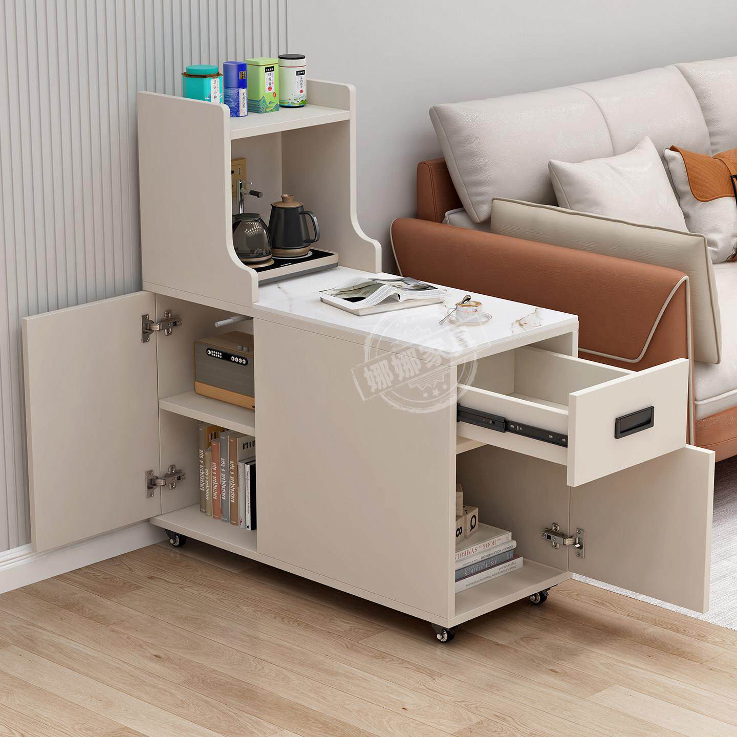 实木沙发边柜侧边柜客厅家用茶水柜现代简约轻奢角几收纳储物边几