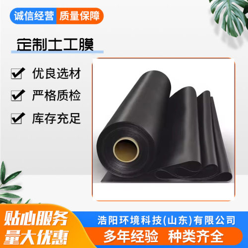 HDPE土工膜高密度聚乙烯防水膜适用鱼塘水库人工湖0.5mm-2.0mm