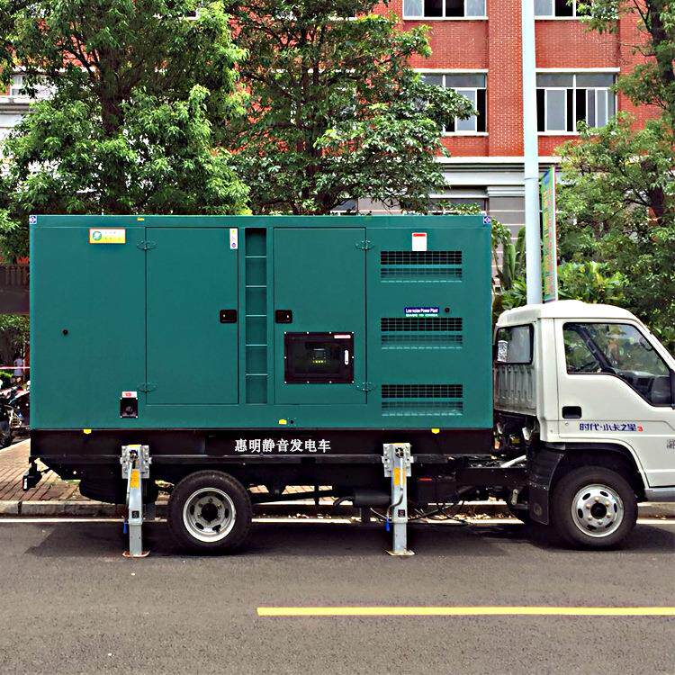 移动式柴油发电电出租200KW发车玉柴进口二手静发电机机销音售