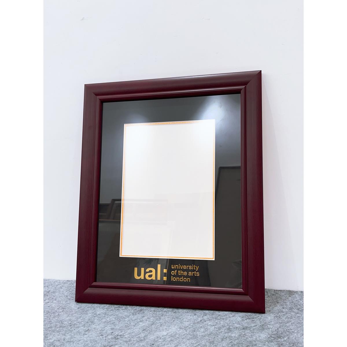 英国学校毕业证书装裱展示框a4相框画框实木挂墙执照框可任意尺寸