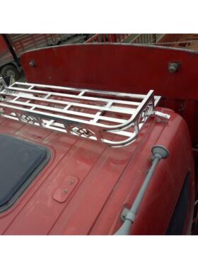 解放欧o曼天龙J6P不锈钢行李架货车篷布架收藏架顶棚架矮顶车顶架