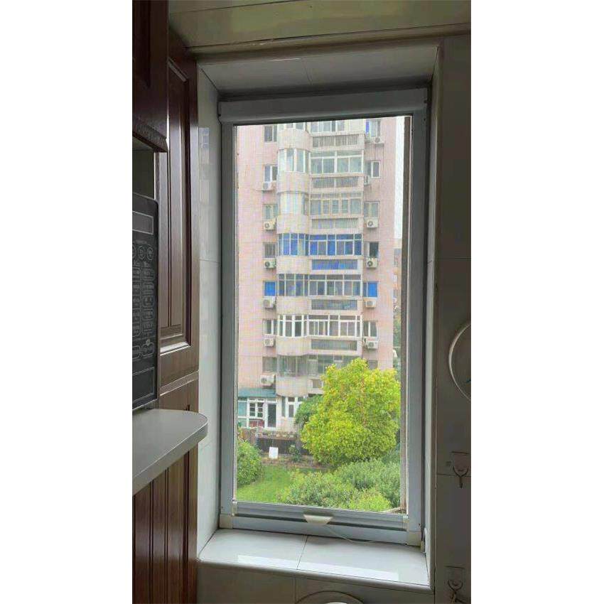 北京定做尺寸隐形纱窗金刚网防盗网免费上门更换上下伸缩纱窗纱门