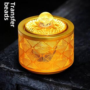 流水生财风水轮摆件循环水景新中式玄关办公室前台茶室桌面凤水轮