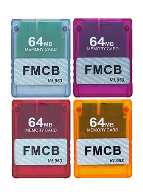 PS2记忆卡 8MB/16MB/32MB/64MB/ FMCB记忆卡 Free MCboot v1. 953