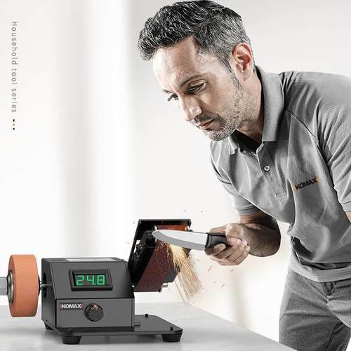 德国进口磨刀神器全自动小型家用迷你打磨专用电动砂带机磨刀机