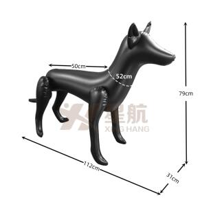 充气狗模特衣服展示彷真狗模型摆件陈列道具动物摄影拍照静态模型