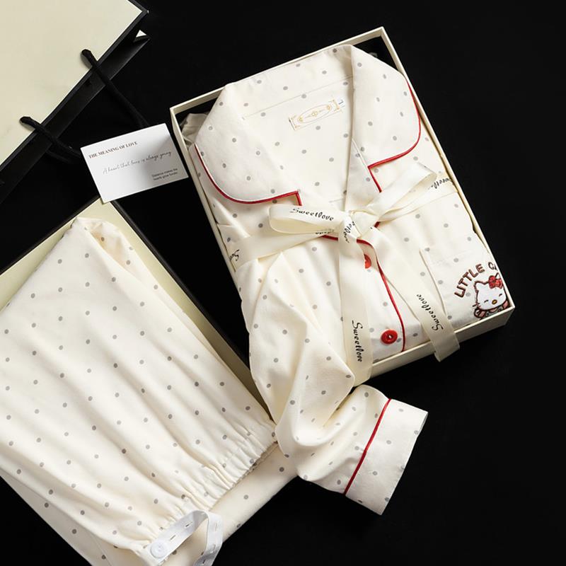 带胸垫月子服春秋纯棉产后孕妇睡衣夏季薄款哺乳衣产妇9月份8坐月