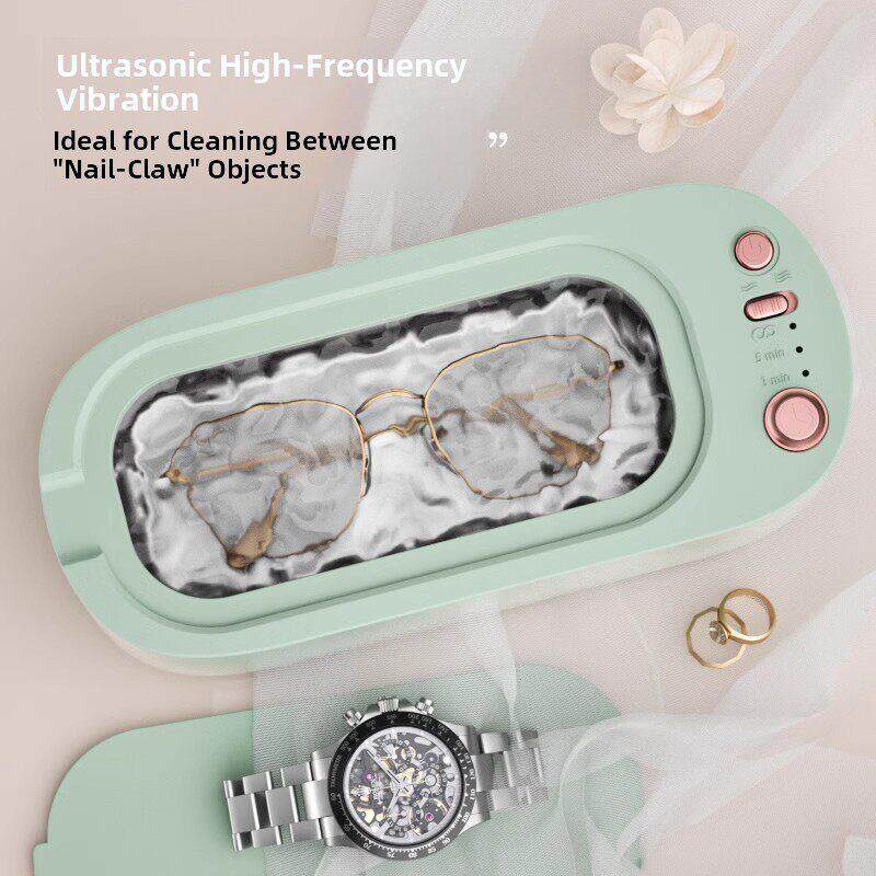 超声波清洗机家用多功能眼镜清洗机珠宝隐形眼镜盒牙套自动清洗机