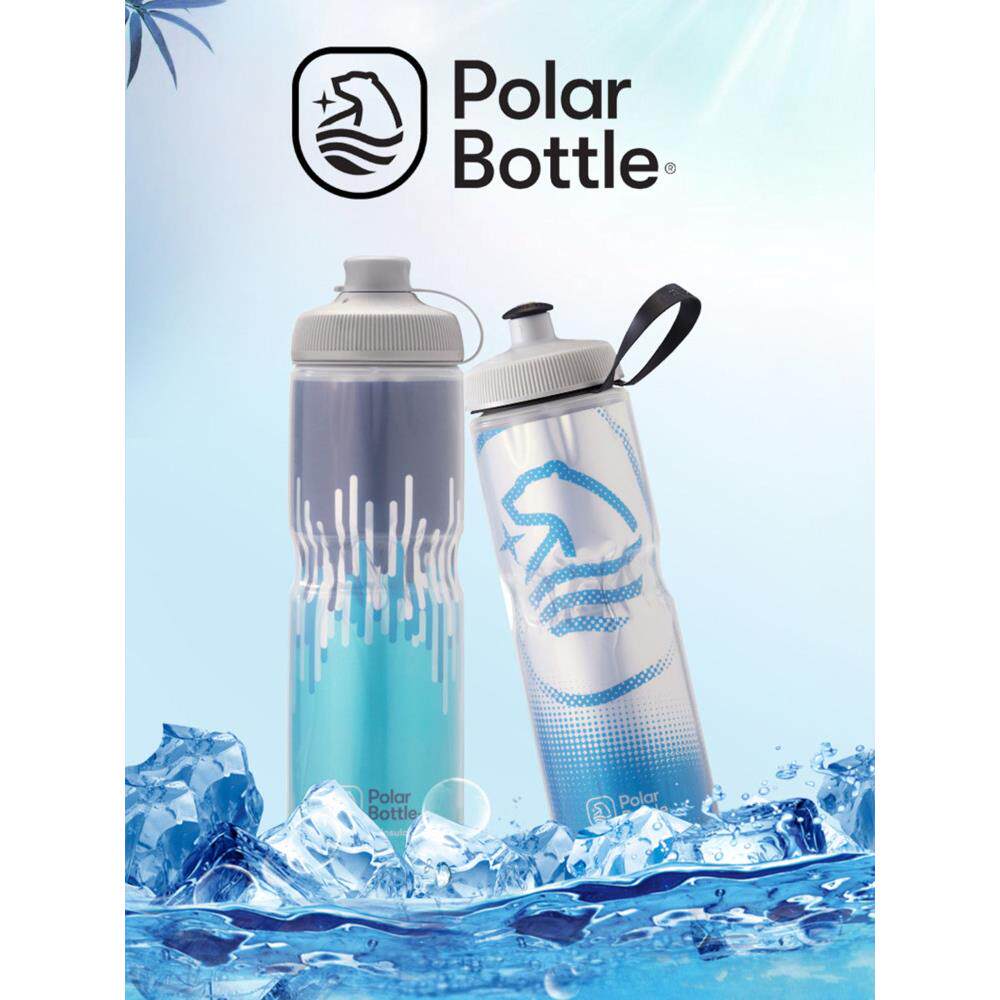 美国Polar Bottle北极熊骑行水壶挤压式保冷公路单自行车运动水杯