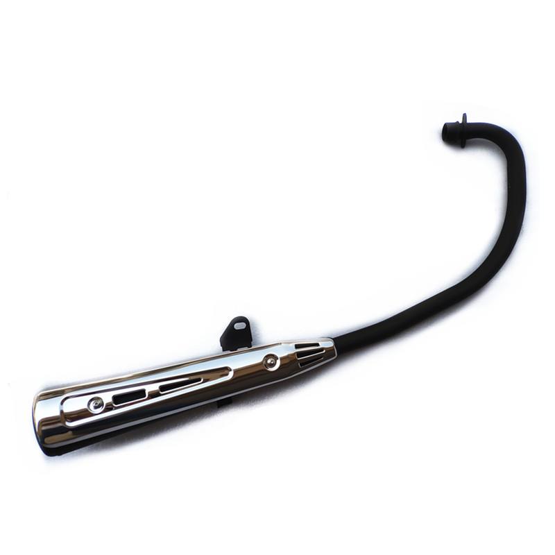 豪江机车HJ125-13-23-3CHJ150-33太子国三电喷排气管消音器烟筒