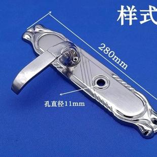 老式 鱼尾拉手防盗门把手自动碰锁锁自动锁把手拉手通用型