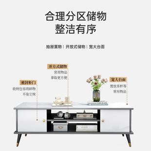 茶幾輕奢小置戶型簡約現代客廳租房FKP家用能邊幾物茶桌收納多功