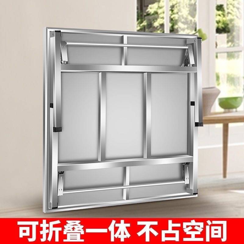 304不锈钢折叠桌便携式烧烤桌子户外摆摊商用夜市简易餐桌小方桌