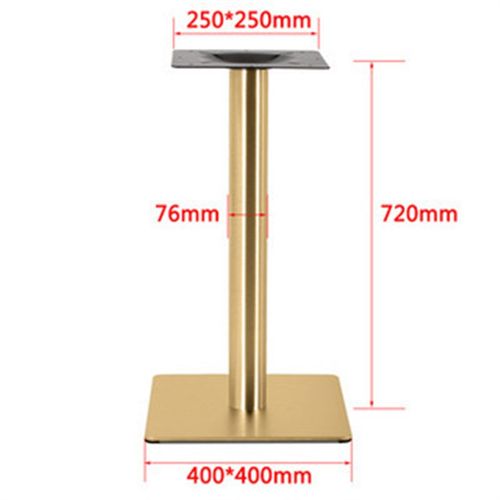 厂家直销简约镀五金桌腿支架餐桌腿D黄钛金餐台脚不锈钢镀金桌脚