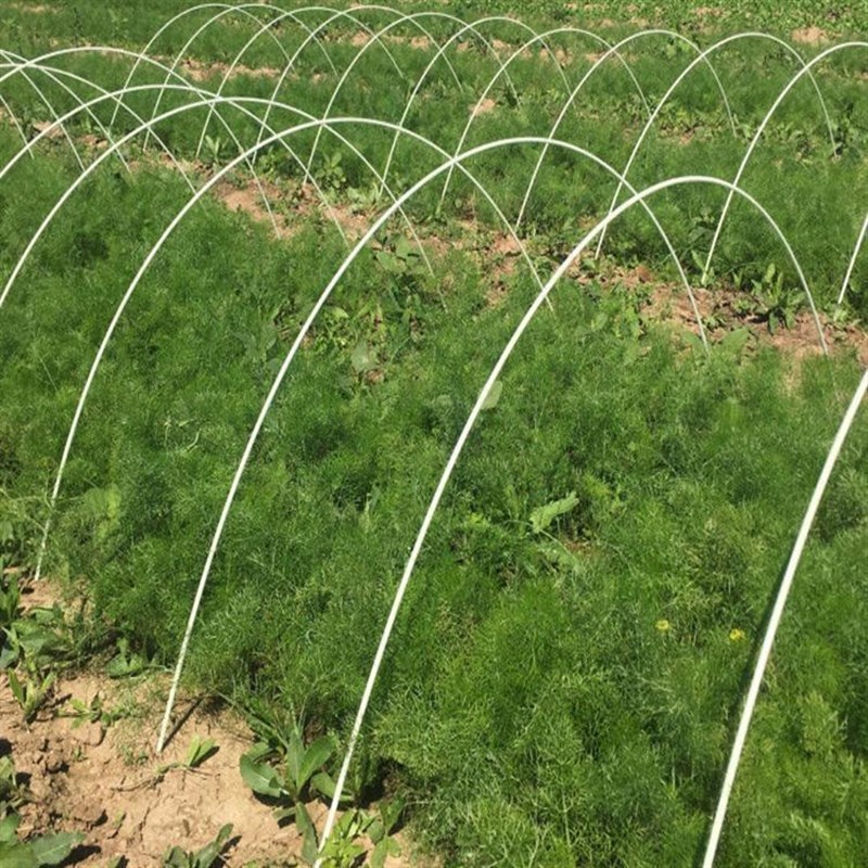 小拱棚支架菜棚保温棚玻璃纤维杆H花棚农用拱杆骨架实心玻纤杆