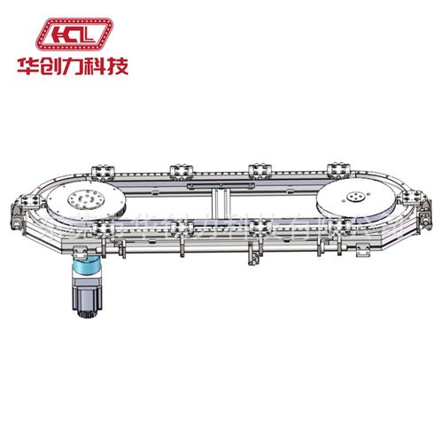 东莞华创力环形h导轨椭圆同步轮精密循环线重载自动化生产线轨道