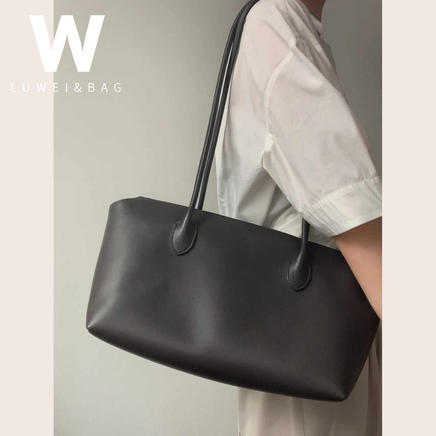 Row风terrasse长肩带托特包