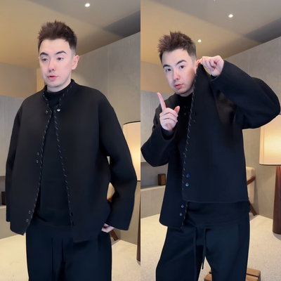 秋季时尚休闲舒适夹克外套